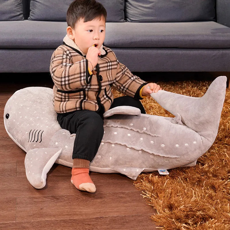 BaleinouDou – Peluche requin-baleine pour nuits câlines & cadeaux
