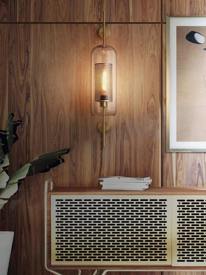 Thatcher - Applique murale moderne avec design lumineux en nid d'abeille