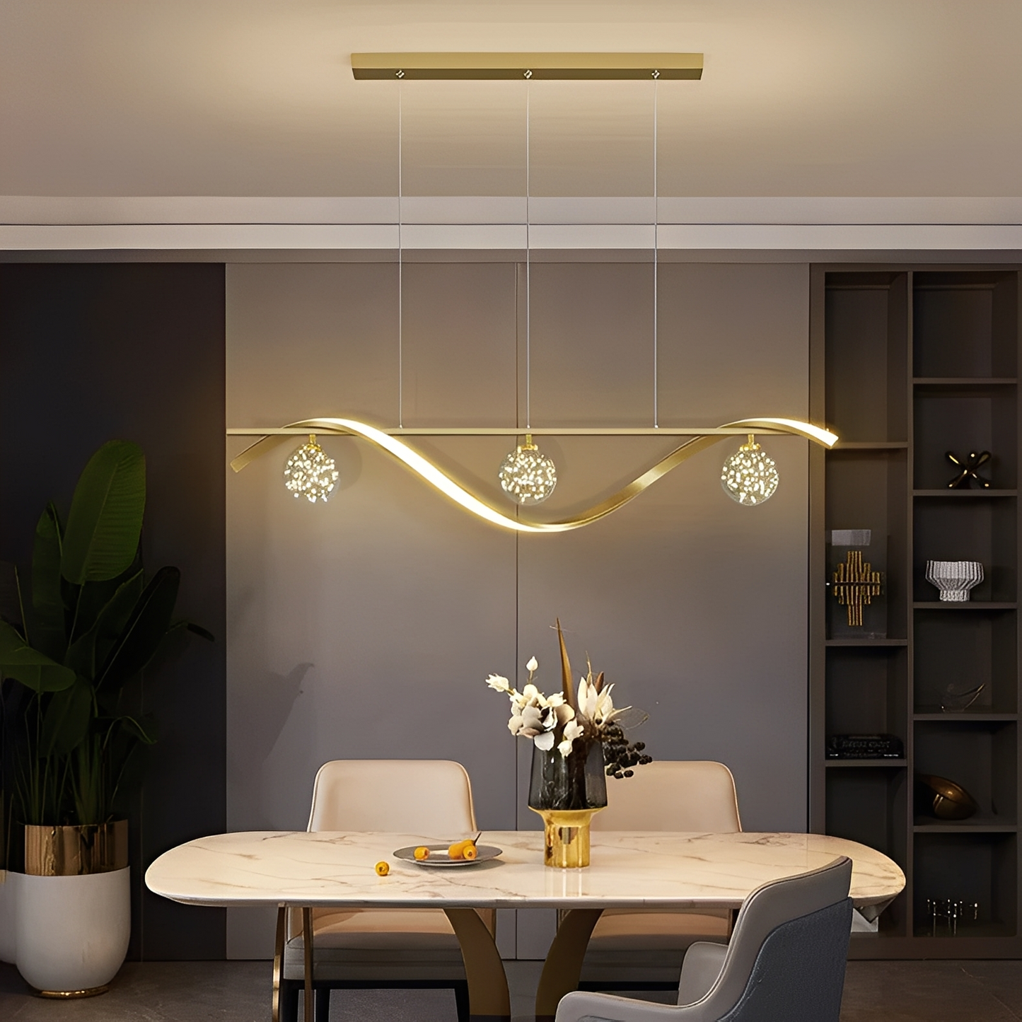 Hoshi – Suspension LED Ciel Étoilé Moderne