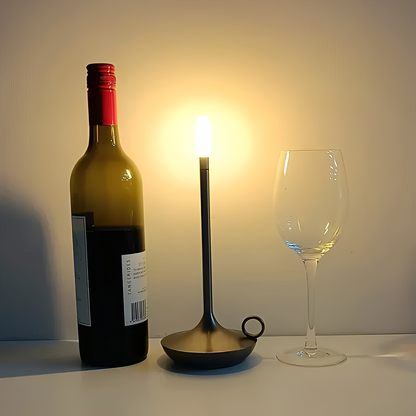 Marcelline – Lampe de Table Rétro Portable avec Effet de Lumière de Bougie