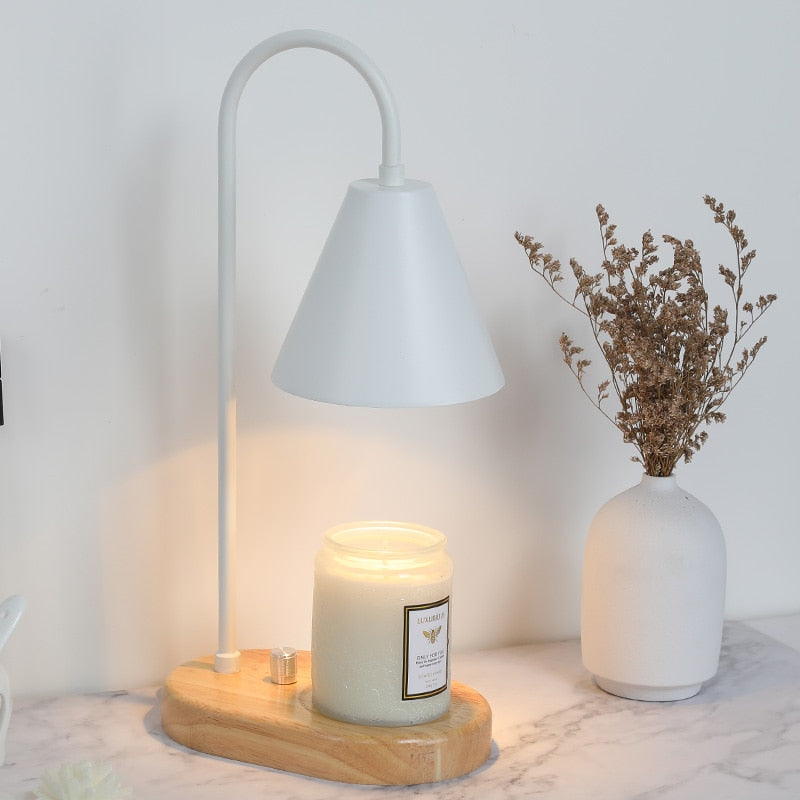 Serenya – Simple Lampe à Cire Fondue pour Aromathérapie
