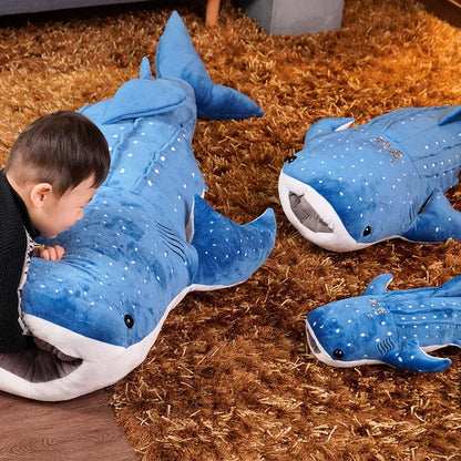 BaleinouDou – Peluche requin-baleine pour nuits câlines & cadeaux