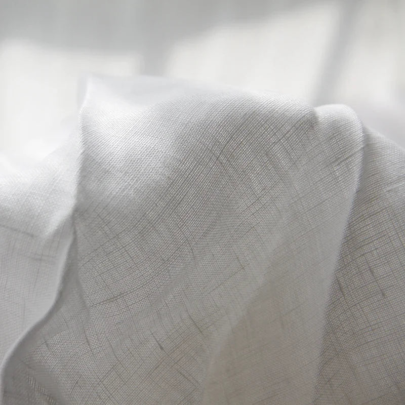 Drap-housse en lin et coton respirant