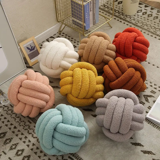 NœudTissé | Coussin de Jet Fait à la Main