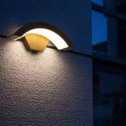 Kairo – Lampe Murale Extérieure Incurvée Étanche