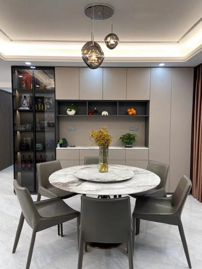 LaveLumière – Suspension LED en verre de lave soufflé