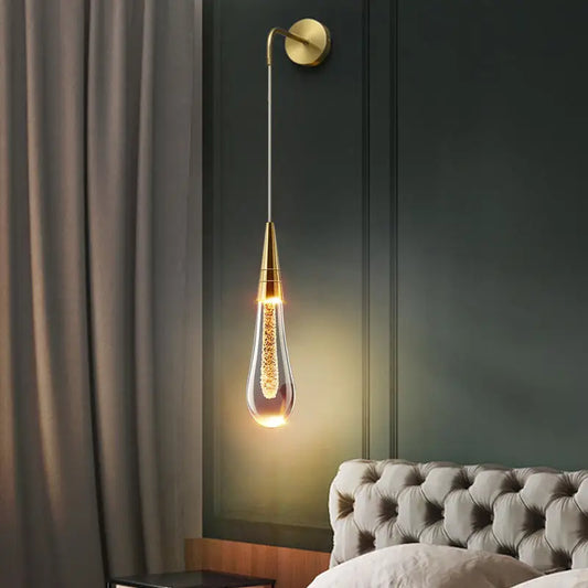 Norie – Applique murale en cristal avec LED pour accents luxueux