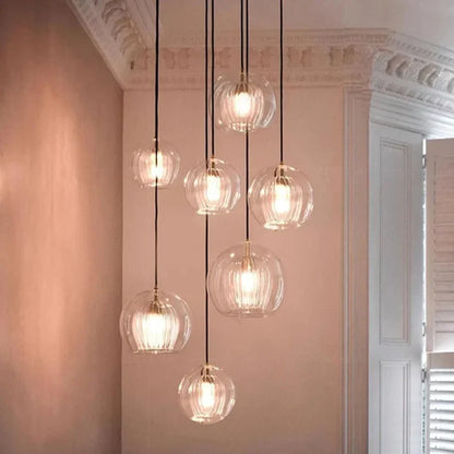 Alyna – Lampe suspendue en verre minimaliste