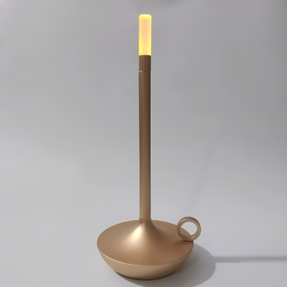 Marcelline – Lampe de Table Rétro Portable avec Effet de Lumière de Bougie