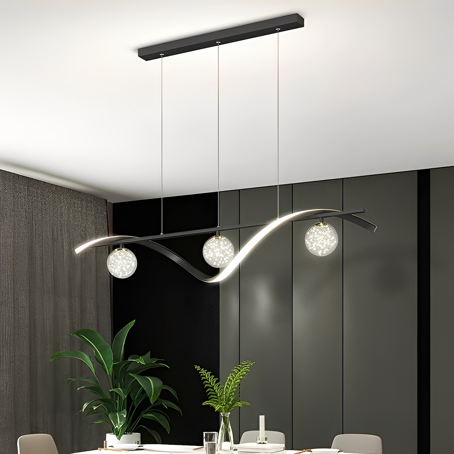 Hoshi – Suspension LED Ciel Étoilé Moderne