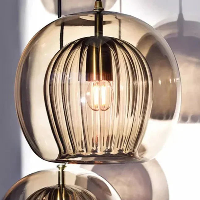 Alyna – Lampe suspendue en verre minimaliste