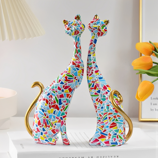Katrin – Figurine de chat élégante