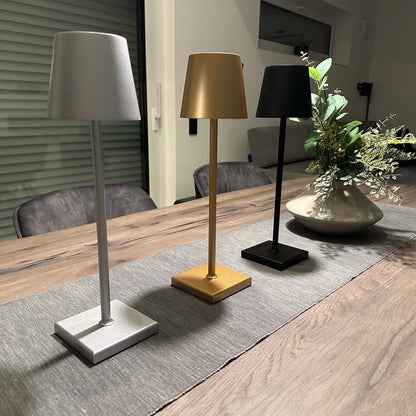 Lerio – Lampe de table de charge LED en aluminium