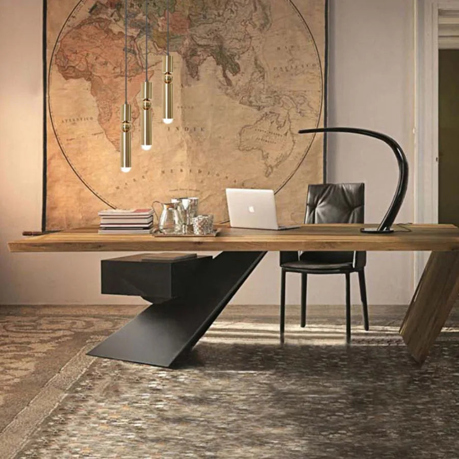 Aurea – Élégante Lampe Suspendue LED Dorée