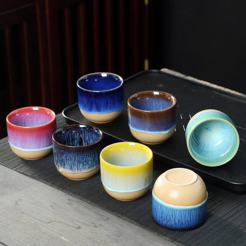 Hikari – Tasse en céramique japonaise avec surface semi-émaillée