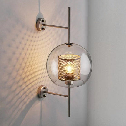 Thatcher - Applique murale moderne avec design lumineux en nid d'abeille