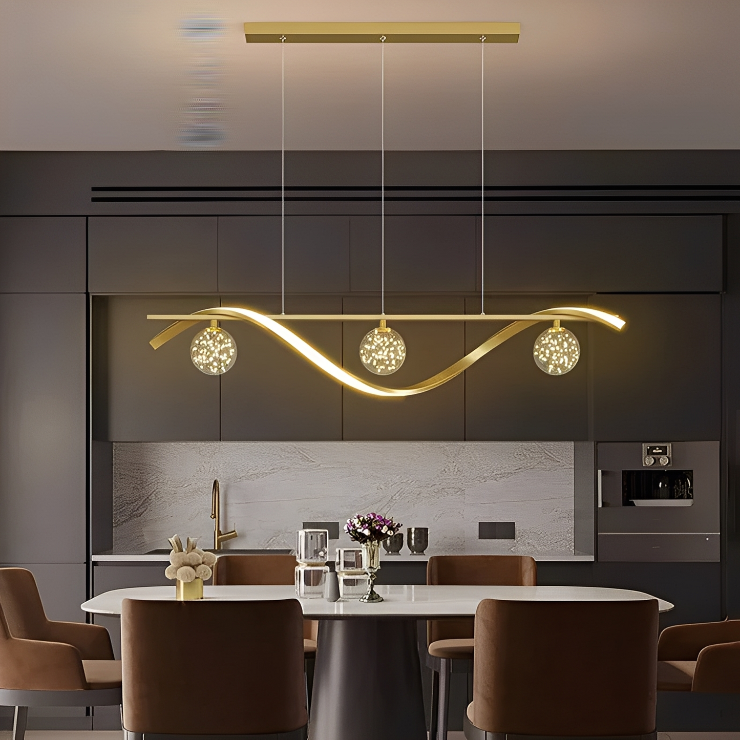 Hoshi – Suspension LED Ciel Étoilé Moderne