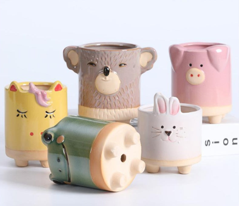 ZooPot – Cache-pot en céramique en forme d’animal
