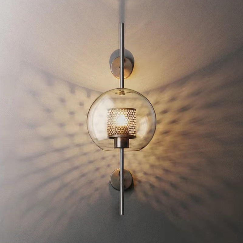 Thatcher - Applique murale moderne avec design lumineux en nid d'abeille