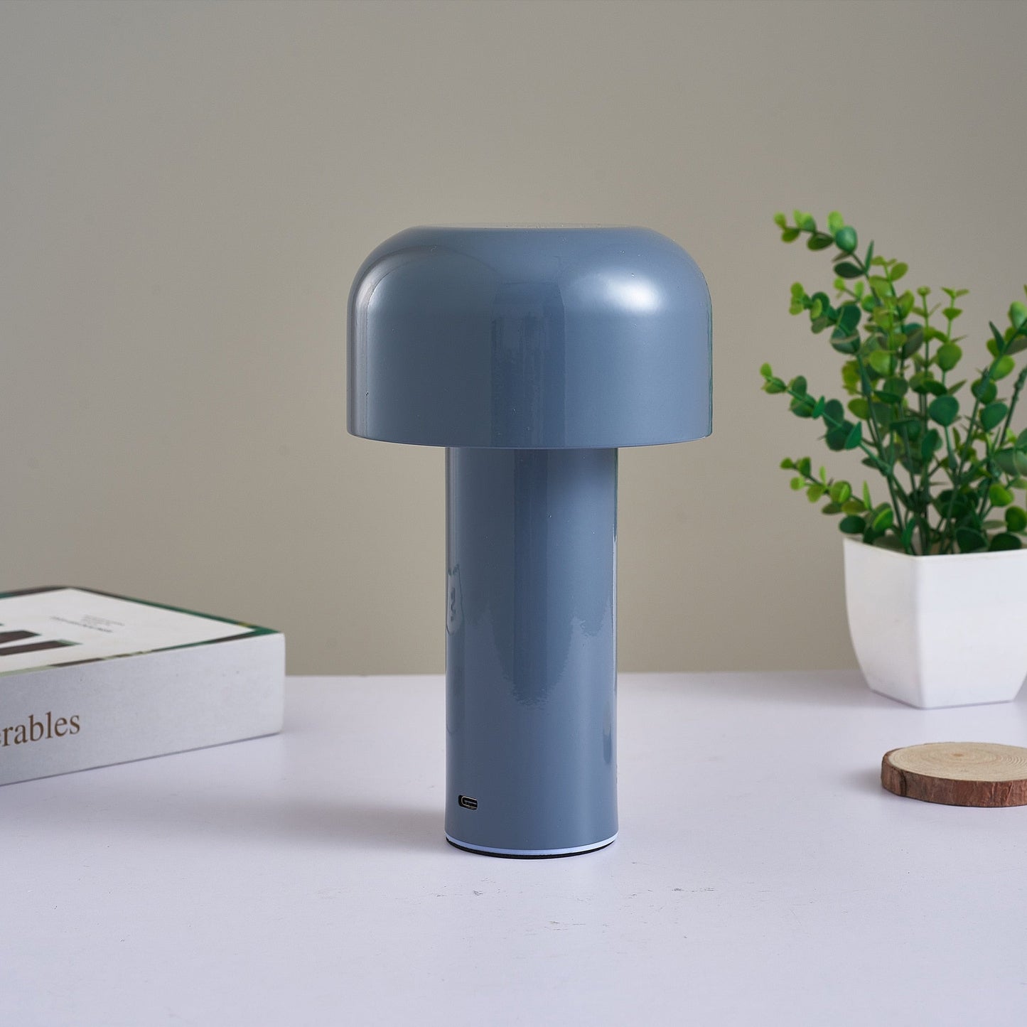 Mira – Lampe champignon en métal avec fonction tactile & recharge USB