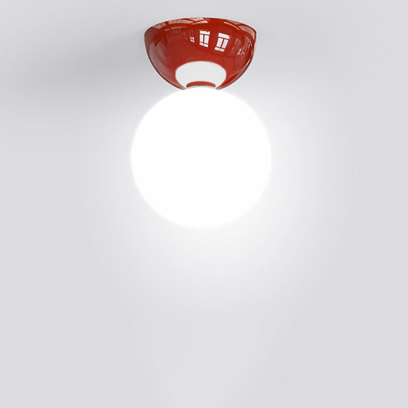 Claudine – Lampe Plafond Boule Fer Scandinave