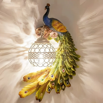 Seraphina – Applique Murale Artistique Paon