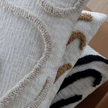 Sabella – Coussin Déco en Chenille Boho