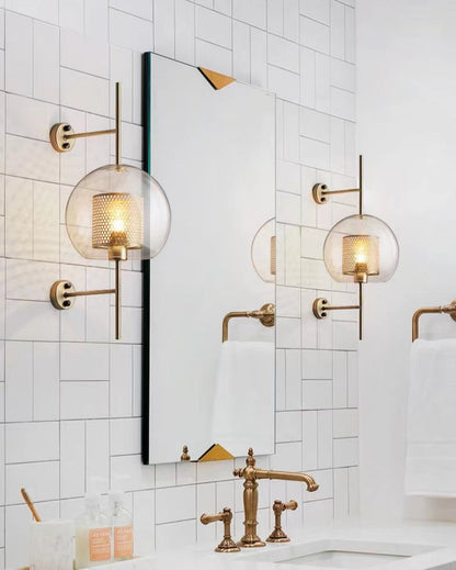 Thatcher - Applique murale moderne avec design lumineux en nid d'abeille