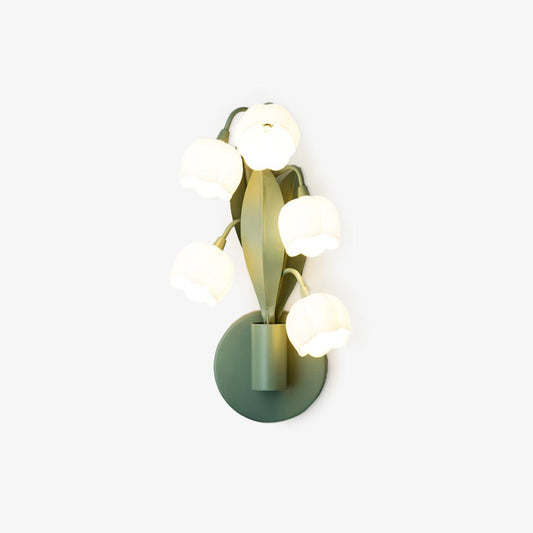 Louise – Élégante Lampe Murale Orchidées