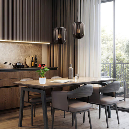 Savanna – Élégante suspension en verre pour espaces de vie élégants