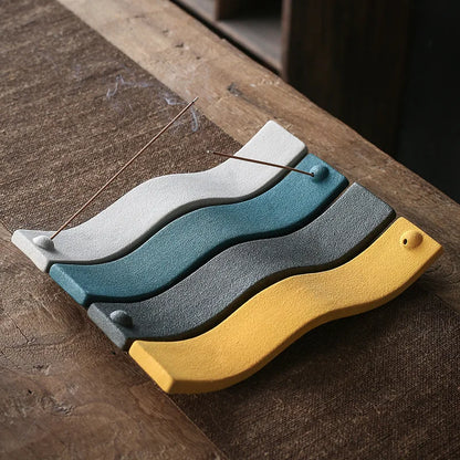 EncensZen – Porte-encens en forme de vague