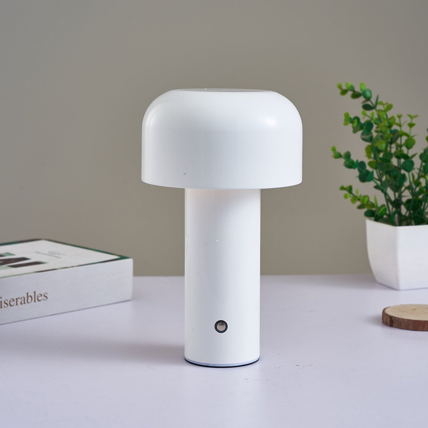 Mira – Lampe champignon en métal avec fonction tactile & recharge USB