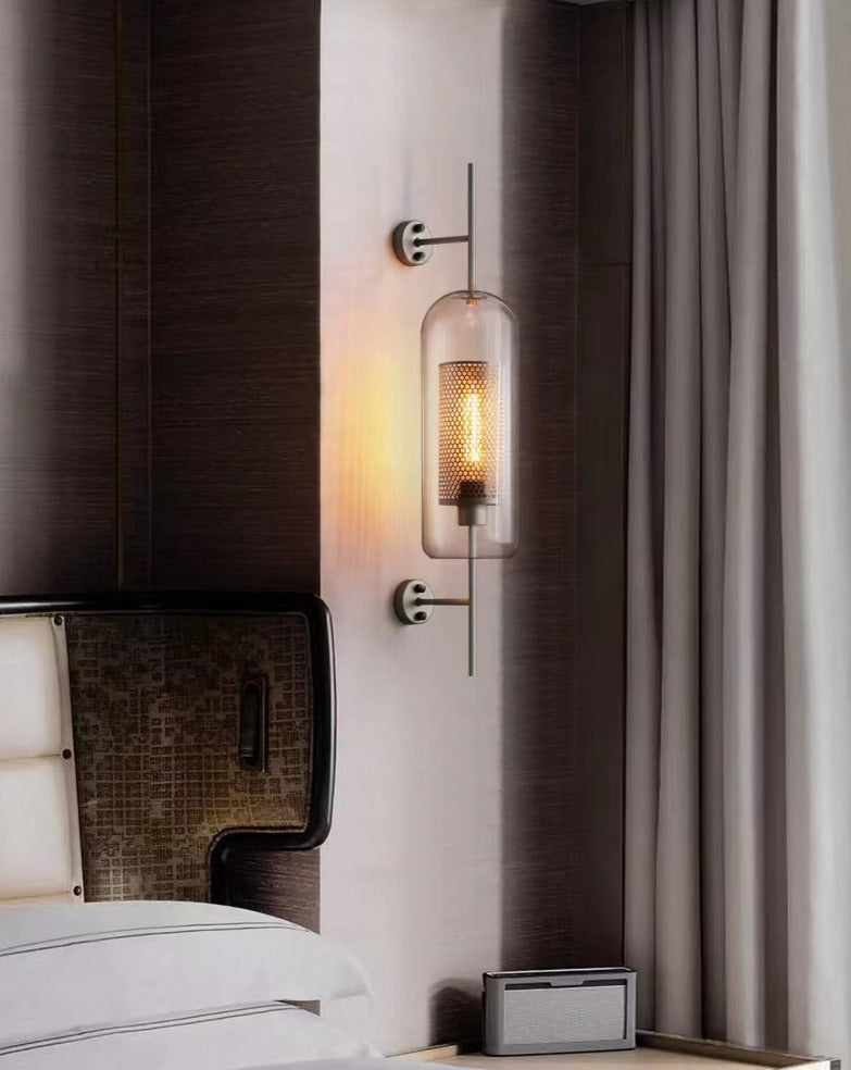 Thatcher - Applique murale moderne avec design lumineux en nid d'abeille