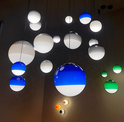 Mel – Suspension en verre coloré nordique