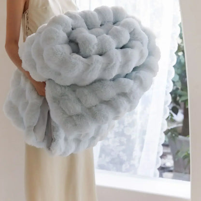 Couette polaire douce en fausse fourrure