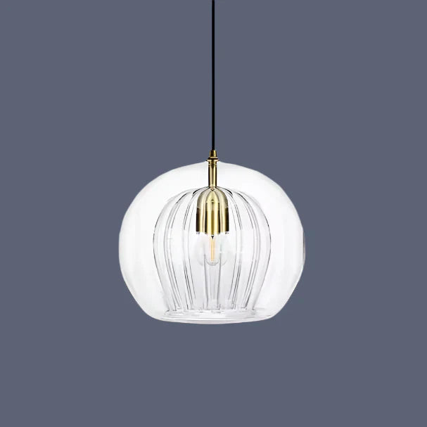 Alyna – Lampe suspendue en verre minimaliste