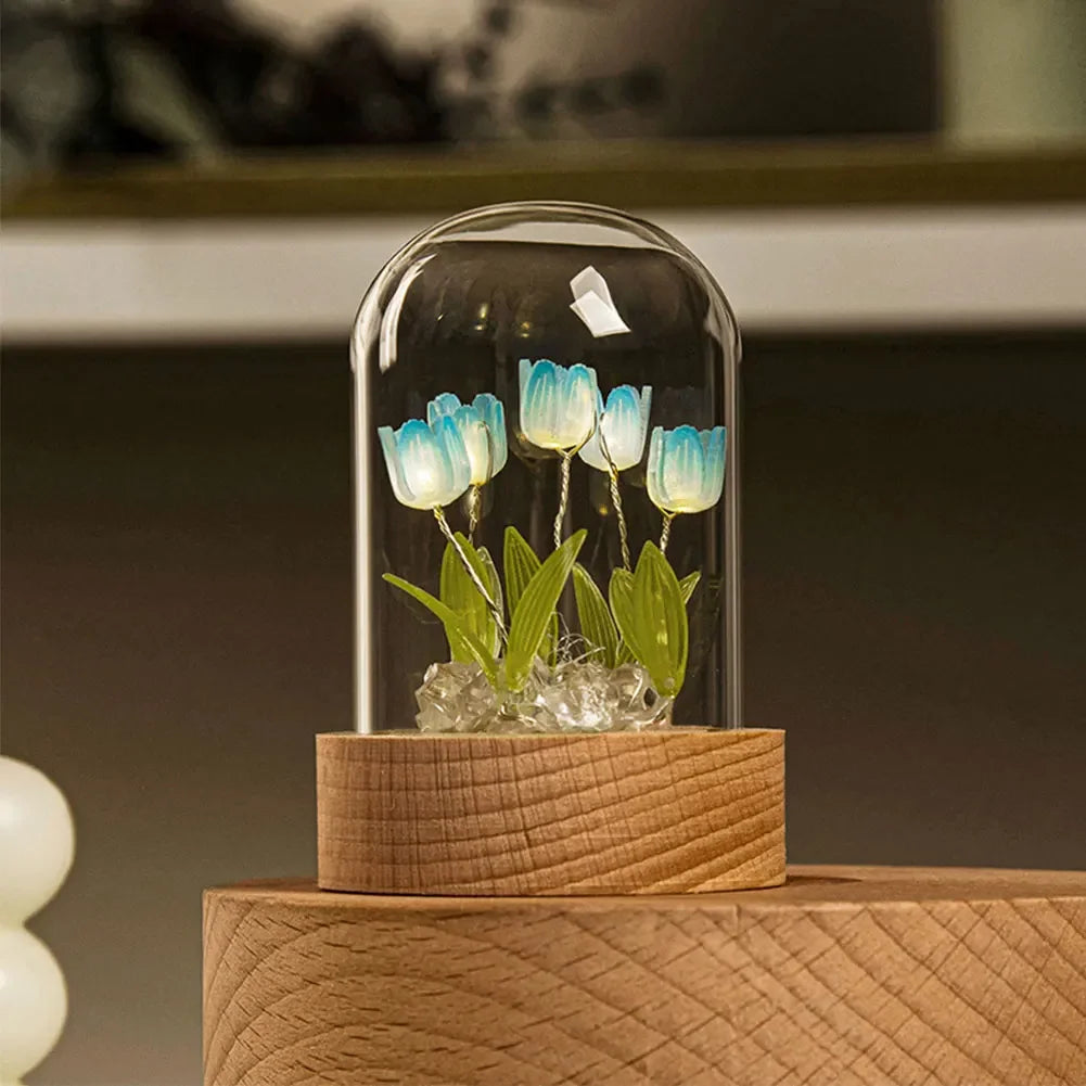 Amira – Lampe de Nuit Tulipes Fait Main