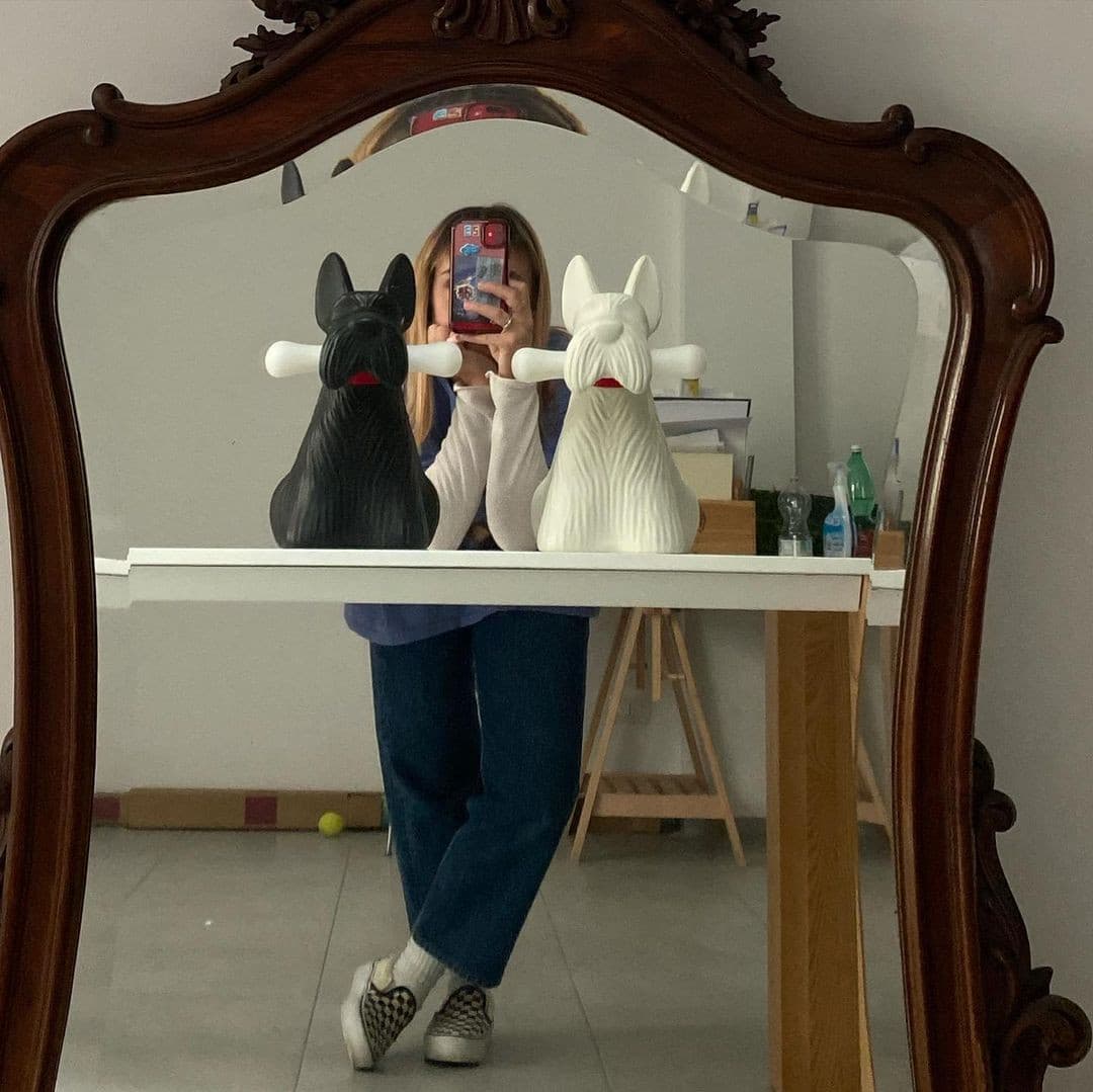 Scottie – Lampe de table en résine