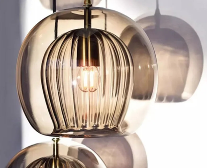 TimberGlow - Suspension moderne en verre pour la maison