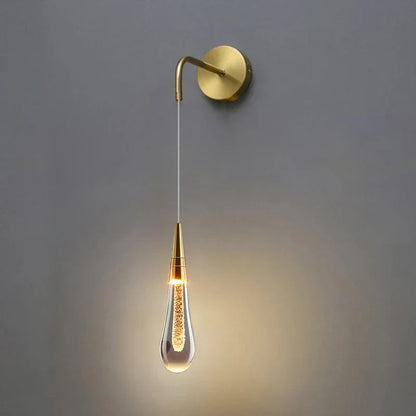 Norie – Applique murale en cristal avec LED pour accents luxueux