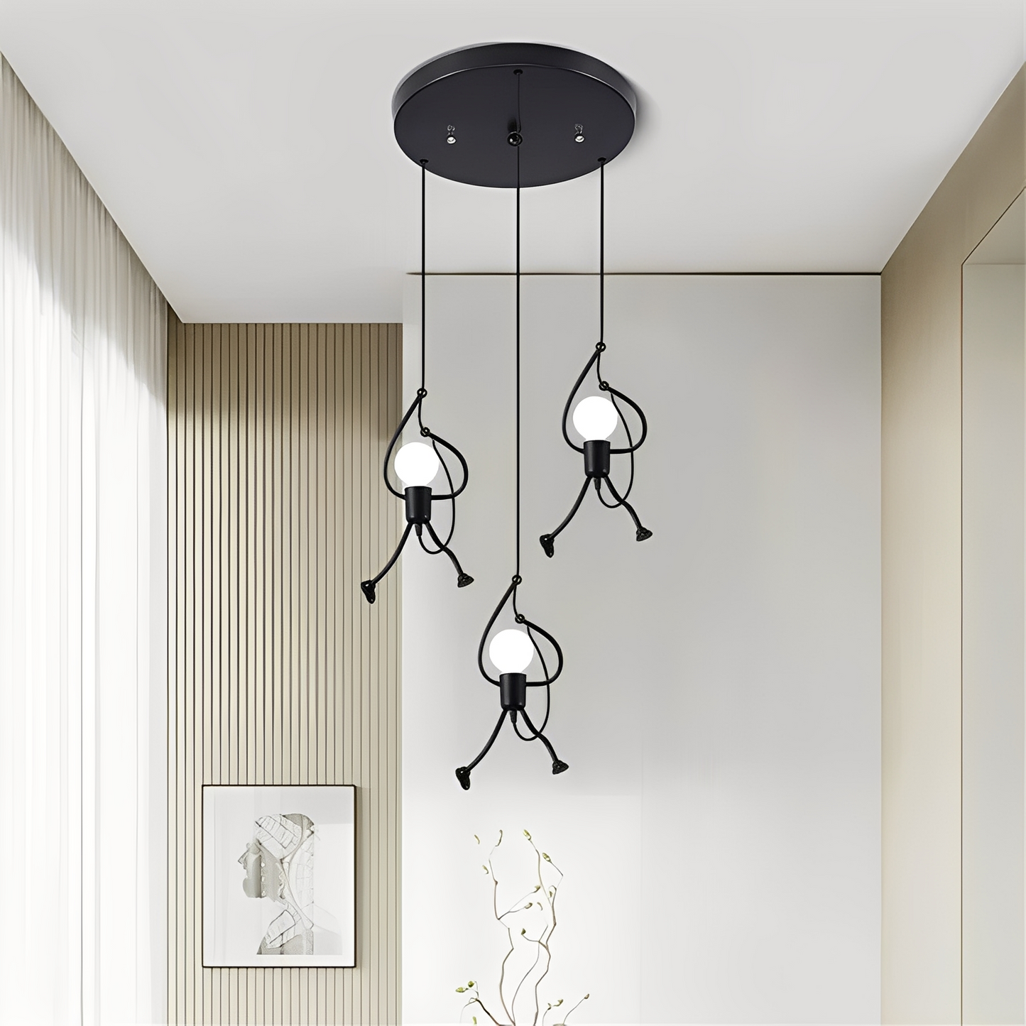 Nikko – Applique murale rétro au design Iron-Man