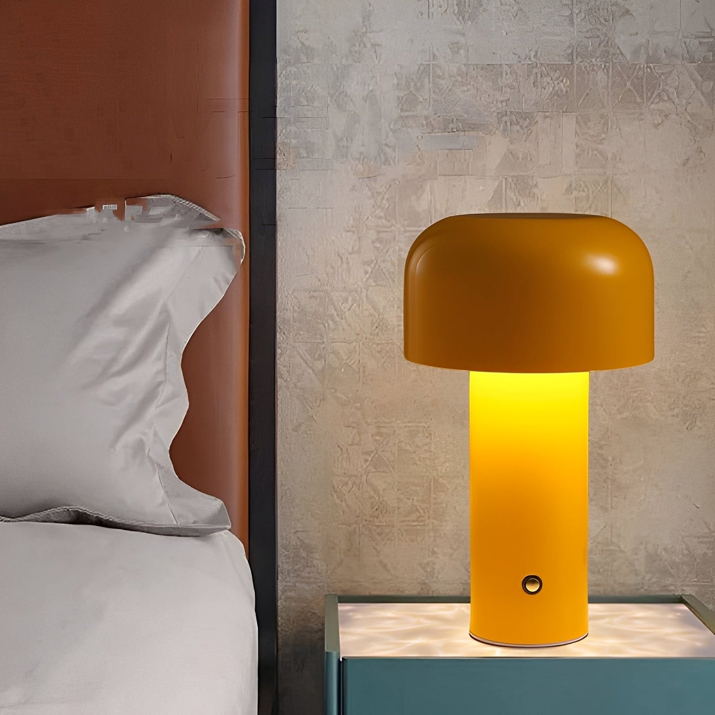 Mira – Lampe champignon en métal avec fonction tactile & recharge USB