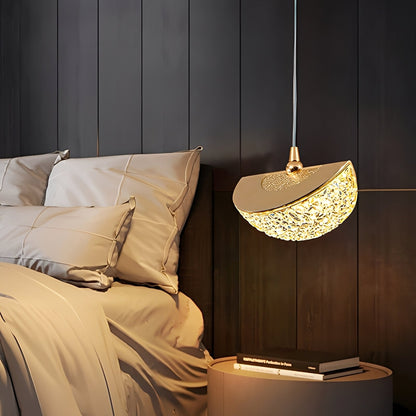 Himari – Suspension en cristal dorée