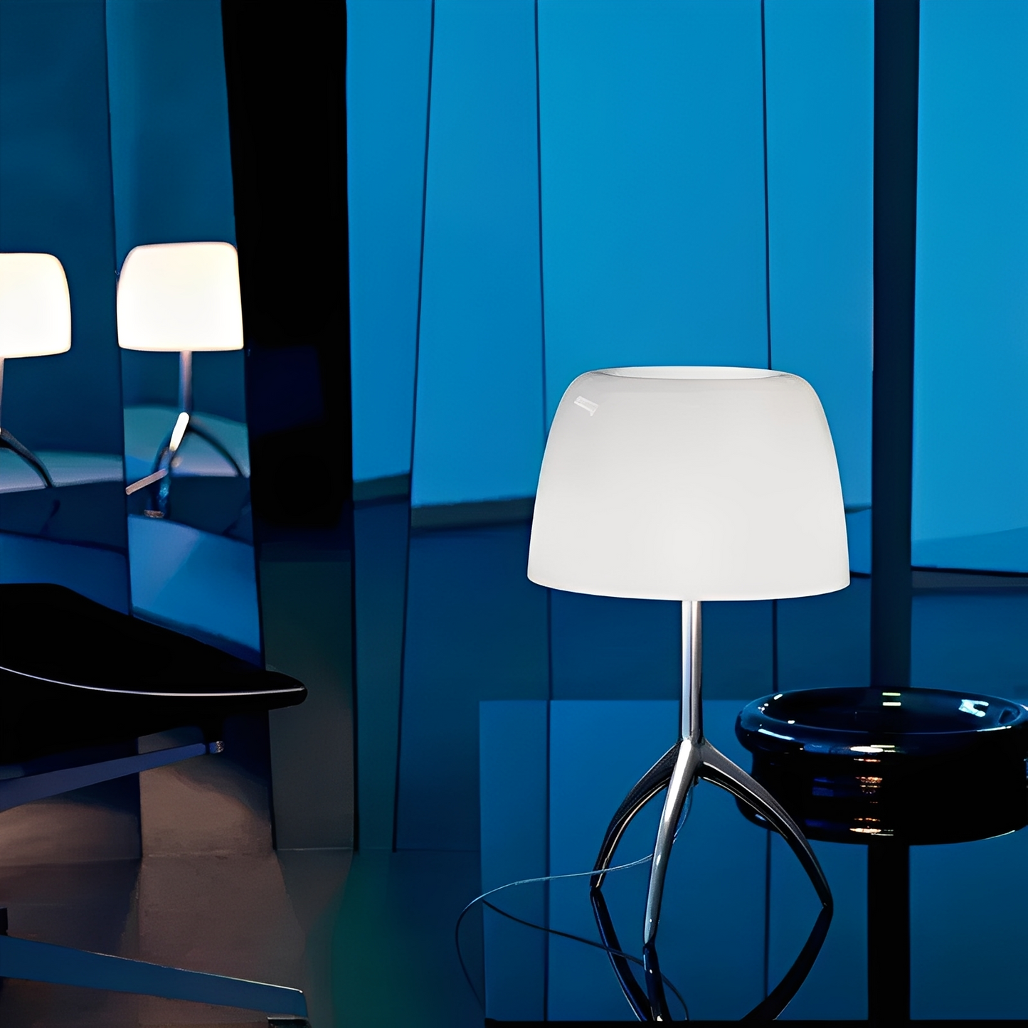 Miyu – Lampe de table de nuit rétro en cuivre