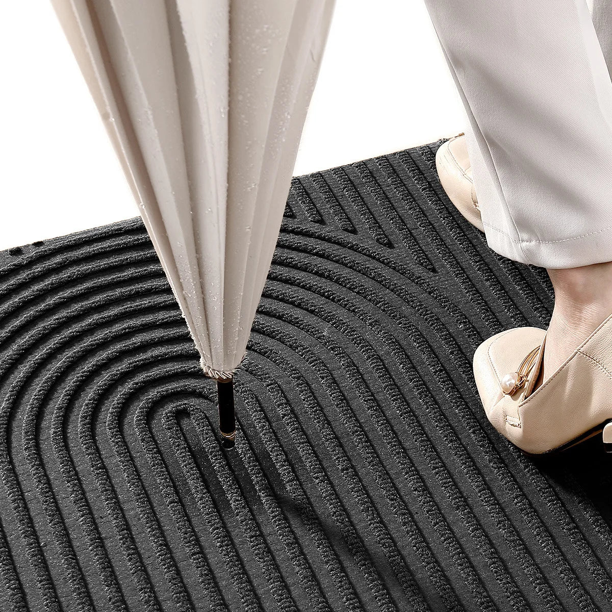 Janora – Tapis de porte moderne en velours