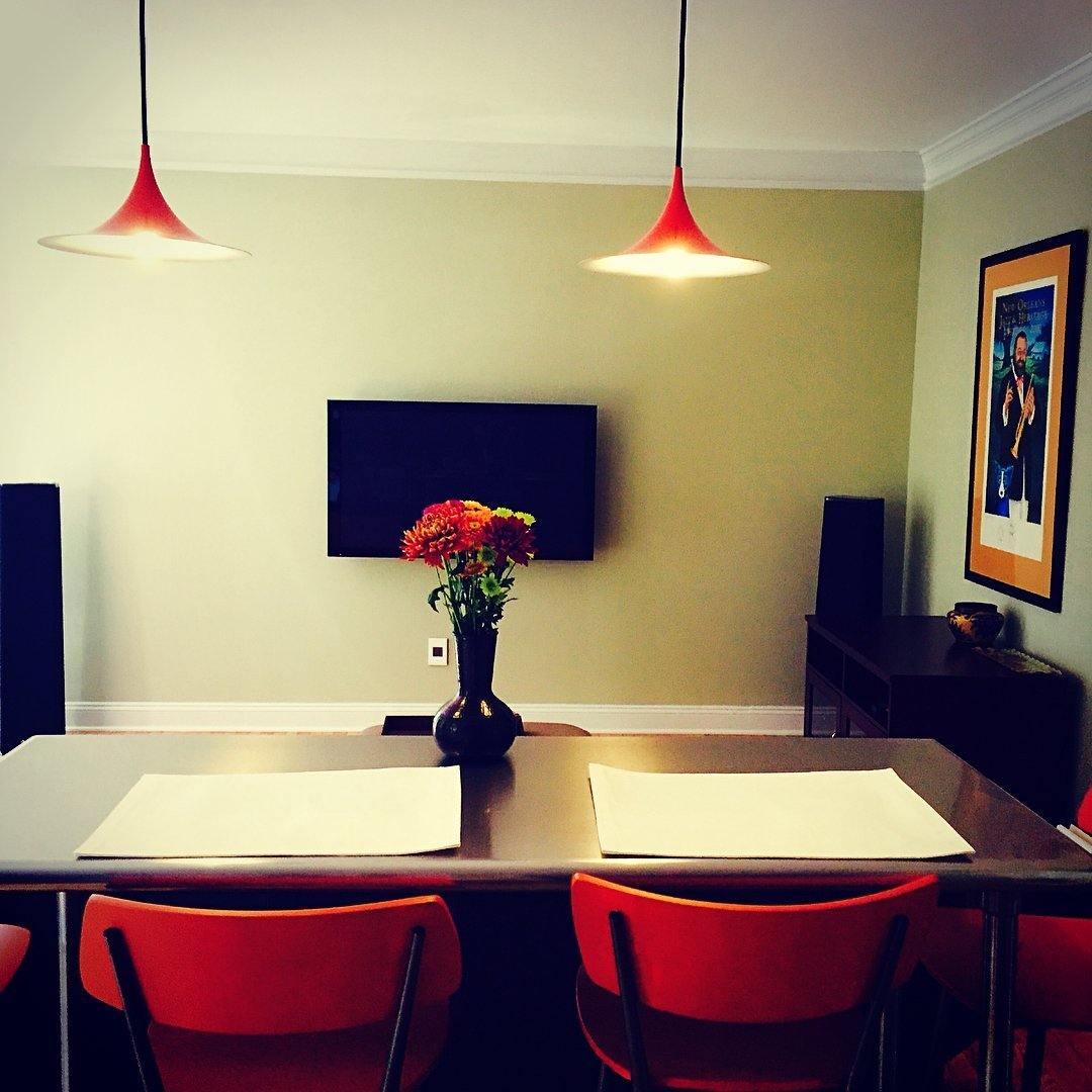 Semi – Lampe suspendue style français