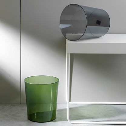 Clario – Poubelle Cylindrique Transparente