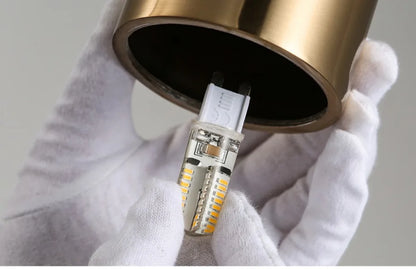 Aurea – Élégante Lampe Suspendue LED Dorée