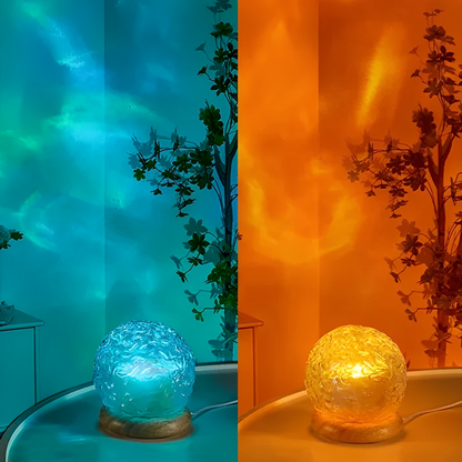 Aurelia – Lampe de projection LED avec effet de vagues d'eau