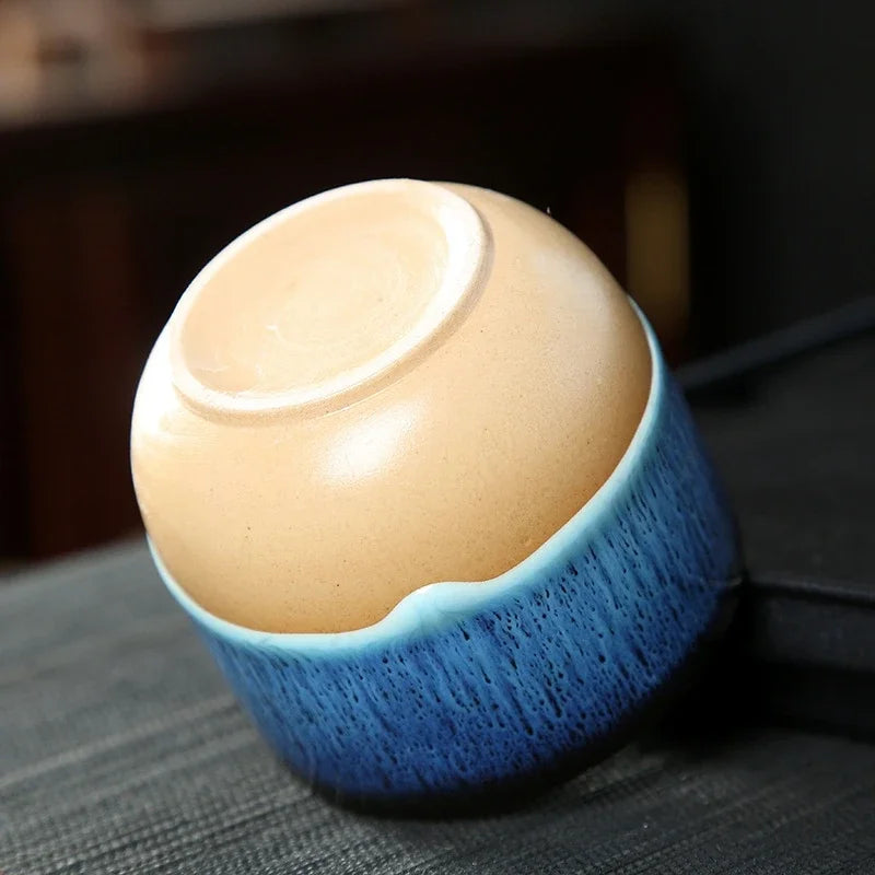 Hikari – Tasse en céramique japonaise avec surface semi-émaillée